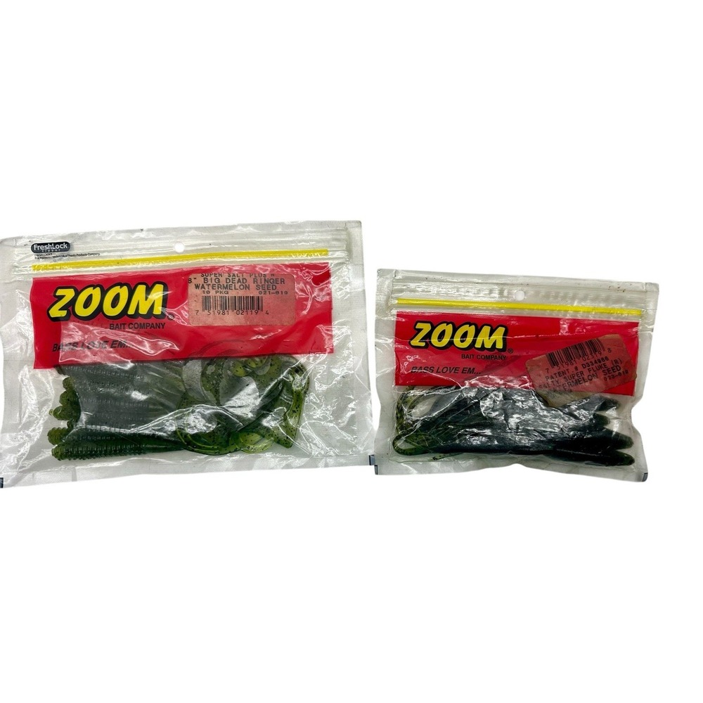 Lot Of 2 ZOOM Watermelon Seed Fishing‎ Bait